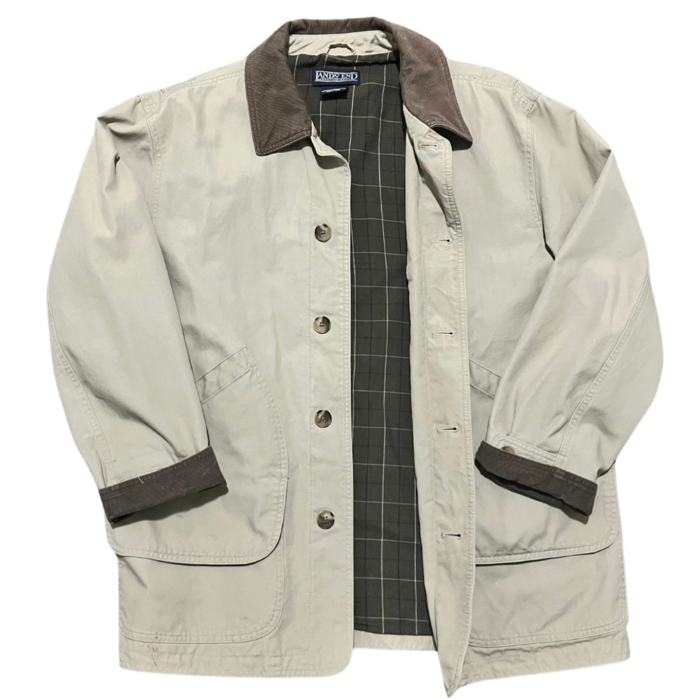 Lands End Barn Chore Jacket Corduroy Collar